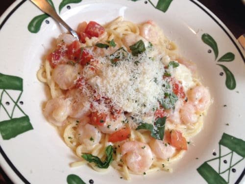 Pasta med ädelost och räkor – Kokboken