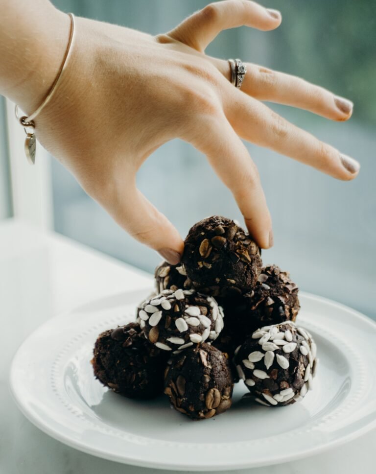 Lyxiga chokladbollar